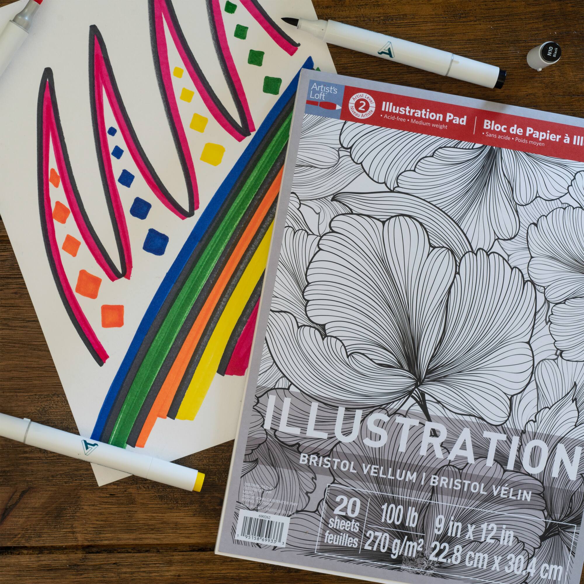 Bristol Vellum Illustration Pad by Artist's Loft™, 9" x 12"